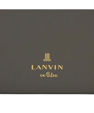 LANVIN en Bleu イエナ 二つ折り中ボックス財布 グレー
