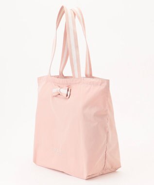 TOCCA 【WEB限定・A4サイズ対応】BICOLOR RIBBON ECOBAG エコバッグ ピンク系