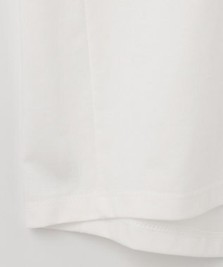 ANY 異素材コンビフリルスリーブプルオーバー オフ