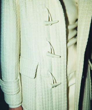 GRACE CONTINENTAL ファーフードダッフルコート キナリ