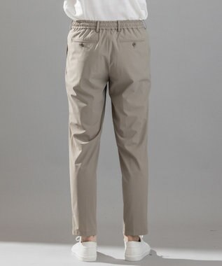JOSEPH HOMME 新素材【接触冷感性/防しわ性/ストレッチ/洗える/撥水加工】トリコソリッドストレッチ ドロスト付きテーパードパンツ / PEGG CONVERTIBLE ベージュ系