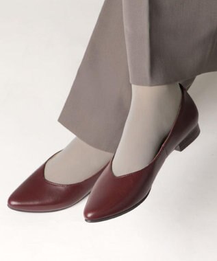 REGAL FOOT COMMUNITY 【リーガルレディース】F32N ポインテッドトウ フラットパンプス ボルドー