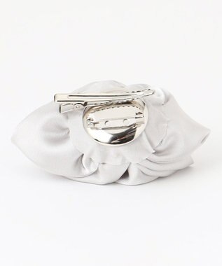 23区 サテンコサージュ ライトグレー系