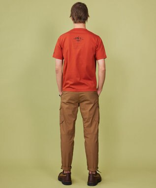 JOSEPH ABBOUD MOUNTAIN 【軽量】ハイパワーストレッチカルゼ トレッキングカーゴパンツ キャメル系