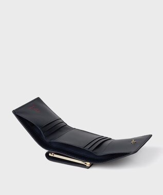 Paul Smith カラードゥードゥル ３つ折りがま口財布 ネイビー