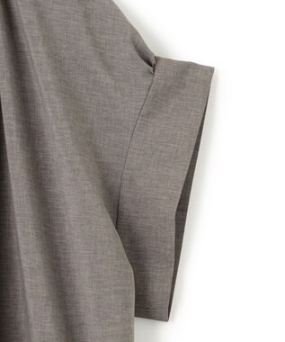 BEIGE， 【洗える/接触冷感/速乾/UVケア対応】BATEAU / スタンドカラードレス C.Gray