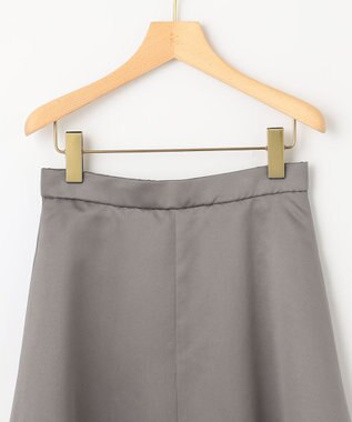 組曲 L マットサテンノーブルスカート スレートグレー系