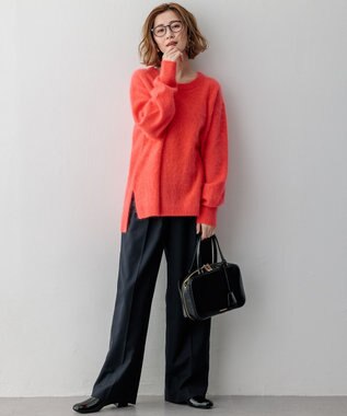 23区 ラウンドトゥ ショート ブーツ ブラック系