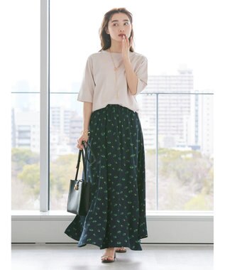 AMERICAN HOLIC ５分袖ボートネックカットプルオーバー Pink