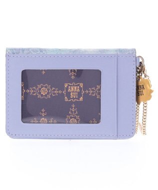 ANNA SUI パピヨン 2面パスケース ライトブルー