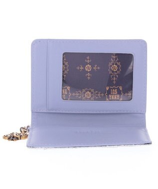 ANNA SUI パピヨン 2面パスケース ライトブルー