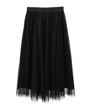 AMERICAN HOLIC チュールギャザースカート Black
