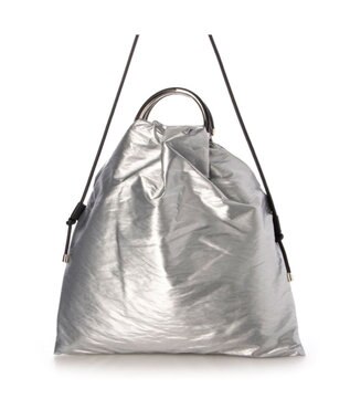 UNBILLION カシュカシュ cachecache / コンビ金手ハンドル2wayトート シルバー