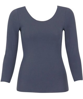 Wing あったかインナー 綿100％(肌側) アウターにひびきにくい ムレにくい 【綿の贅沢 ここちフラット】 8分袖 長袖 秋 冬 EL4873 ウイング／ワコール