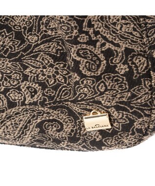 LA BAGAGERIE 【DEVEAUX】ペイズリーナチュラルトート ブルーブラック