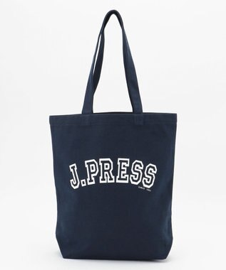 J.PRESS MEN アーチロゴトートバッグ ネイビー系