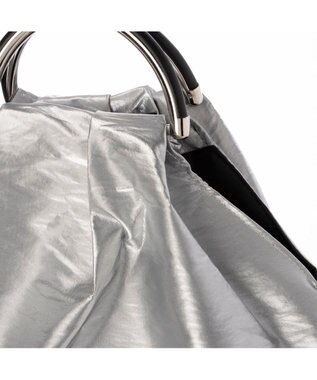 UNBILLION カシュカシュ cachecache / コンビ金手ハンドル2wayトート シルバー