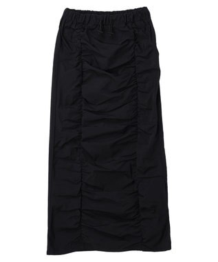 Green Parks ・ＲＡＹ　ＣＡＳＳＩＮ　フロントギャザーナロースカート Black