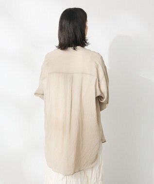 CRAFT STANDARD BOUTIQUE ヴィンテージボイルスキッパー長袖シャツ Gray Beige
