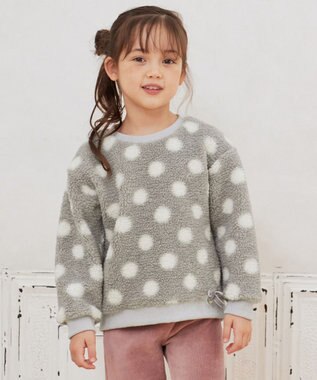 ANY KIDS ドットボアトレーナー グレー