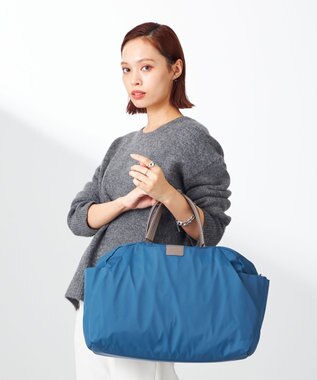 Y'SACCS 【ナイロンタフタ】トラベルボストン ブルー