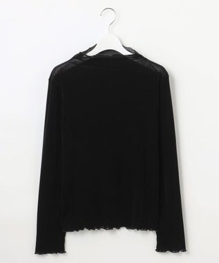 Feroux 【洗える】ベロア ハイネックトップス