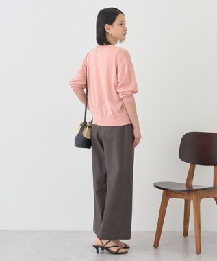 AMERICAN HOLIC 配色シアーカーディガン Pink