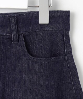 自由区 【洗える】ウスカルデニムAライン スカート インディゴ