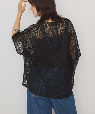 AMERICAN HOLIC レースコクーンプルオーバー Black