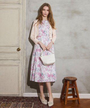 TOCCA ZIGZAG KNIT カーディガン ピンク系