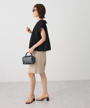 CRAFT STANDARD BOUTIQUE カットクレープ裾バルーンプルオーバー Black