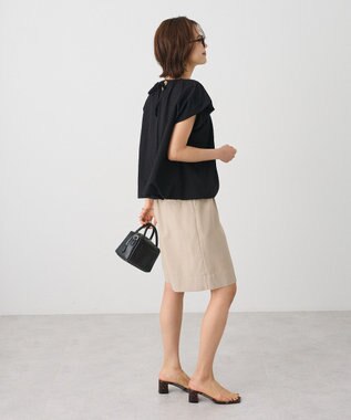 CRAFT STANDARD BOUTIQUE カットクレープ裾バルーンプルオーバー Black