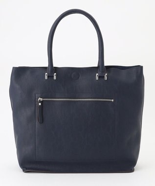 UNBILLION Otias アンティークタイプ合皮ビジネストート ネイビー