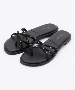 steppi ビジュー トング サンダル