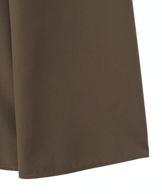 Green Parks サマ見えタックギャザーワンピース Brown