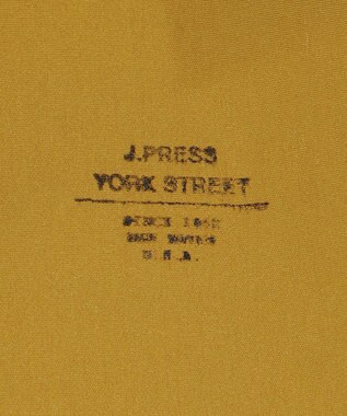 J.PRESS YORK STREET 【UNISEX】ストレッチピーチクロスワークシャツ キャメル系