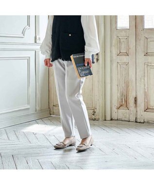 Riz raffinee <Riz raffinee>バックルオペラパンプス ベージュスエード