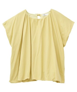 CRAFT STANDARD BOUTIQUE カットクレープ裾バルーンプルオーバー Yellow