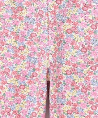 ANY KIDS フラワ ープリント レギンス ピンク×小花