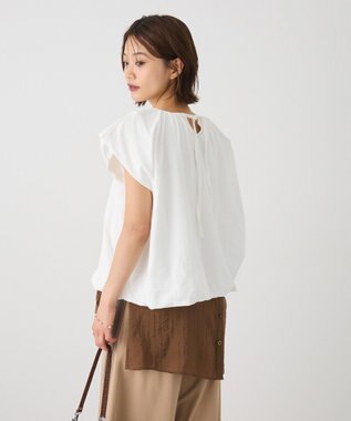CRAFT STANDARD BOUTIQUE カットクレープ裾バルーンプルオーバー White