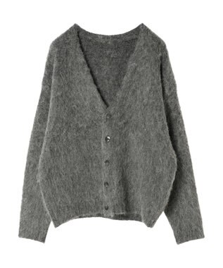 Green Parks ■ＡＪＵＧＡ．×ＧＰ　シャギーニットカーディガン Charcoal Gray