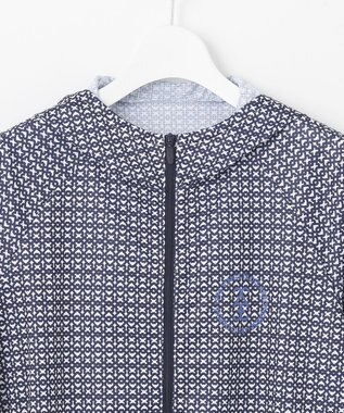 23区GOLF 【辻梨恵プロ着用】UV-A波をブロックする『サンベール』 モノグラムUVパーカー ネイビー系5