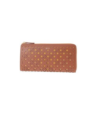 genten クアドリフォリオ 長財布 ブラウン