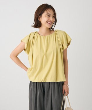 CRAFT STANDARD BOUTIQUE カットクレープ裾バルーンプルオーバー Yellow