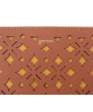genten クアドリフォリオ 長財布 ブラウン