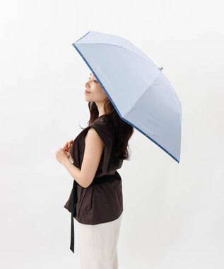 AURORA 【 BLAO（ブラオ）】サマーシールド スタッズ晴雨兼用傘(折りたたみ傘) サックス