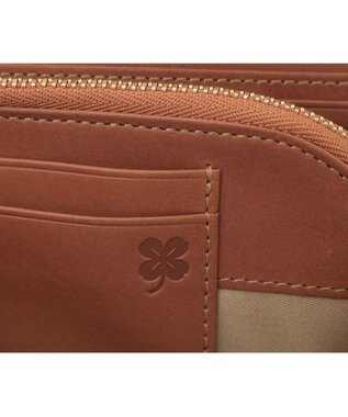 genten クアドリフォリオ 長財布 ブラウン