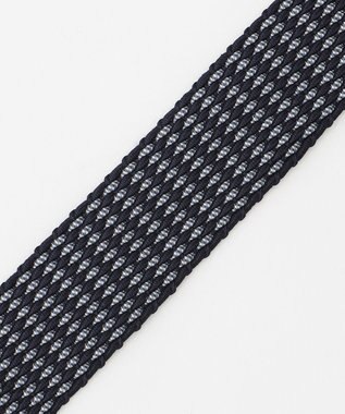 JOSEPH ABBOUD 【伸びる】薄くて軽い！ ライトミックスコード ベルト ダルブルー系