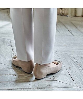 Riz raffinee <Riz raffinee>バックルオペラパンプス ベージュスエード