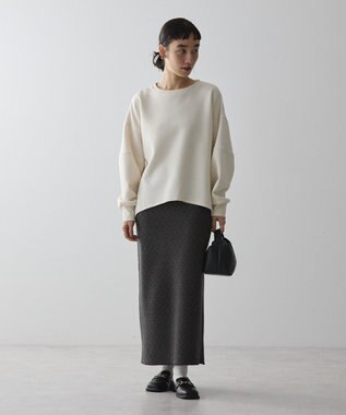 AMERICAN HOLIC 袖タックコクーンポンチプルオーバー Ivory